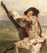 Jean-Antoine Watteau Details of The Music-Party oil painting on canvas